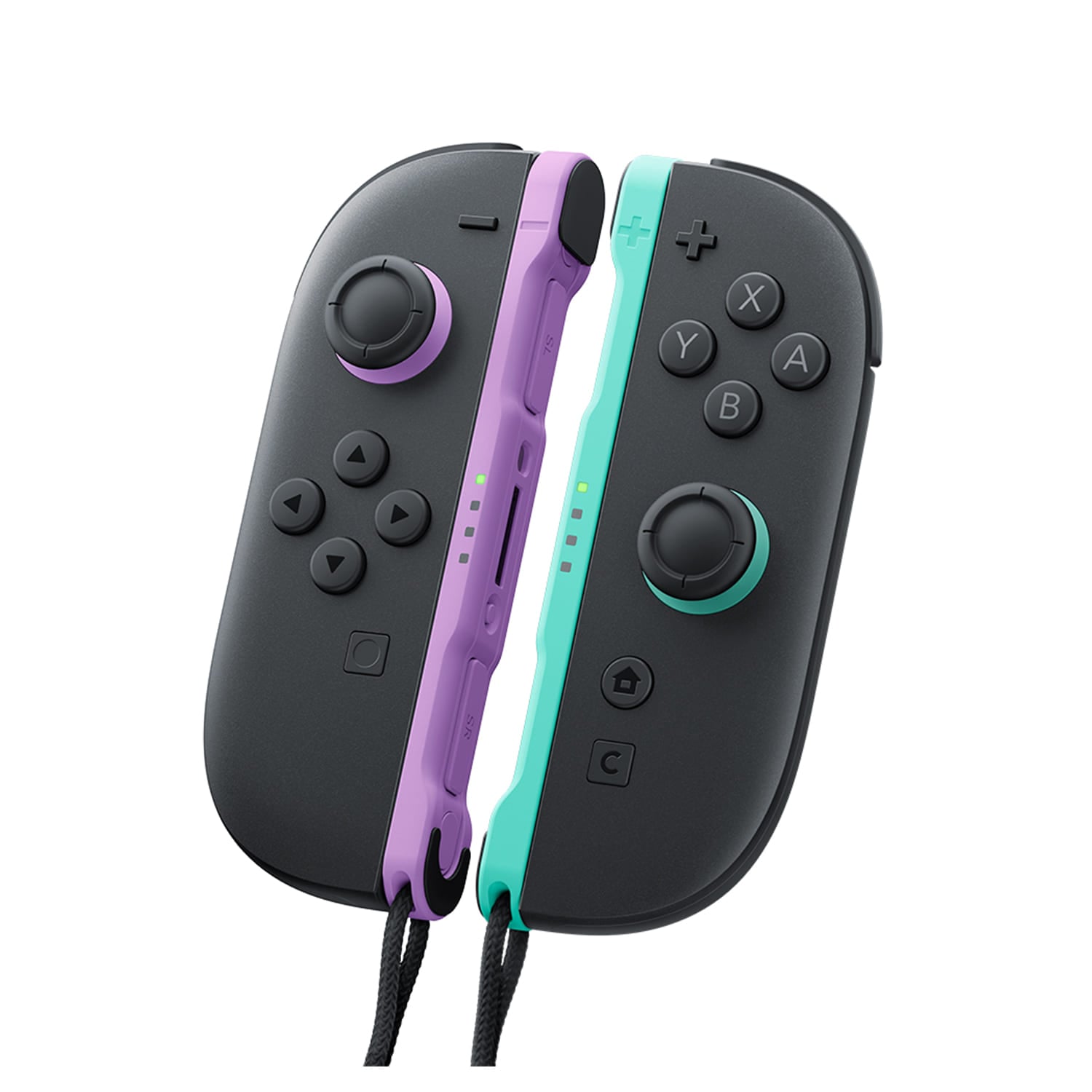 JOY CON NINTENDO SWITCH 2 LIGHT PURPLE / LIGHT GREEN - 5