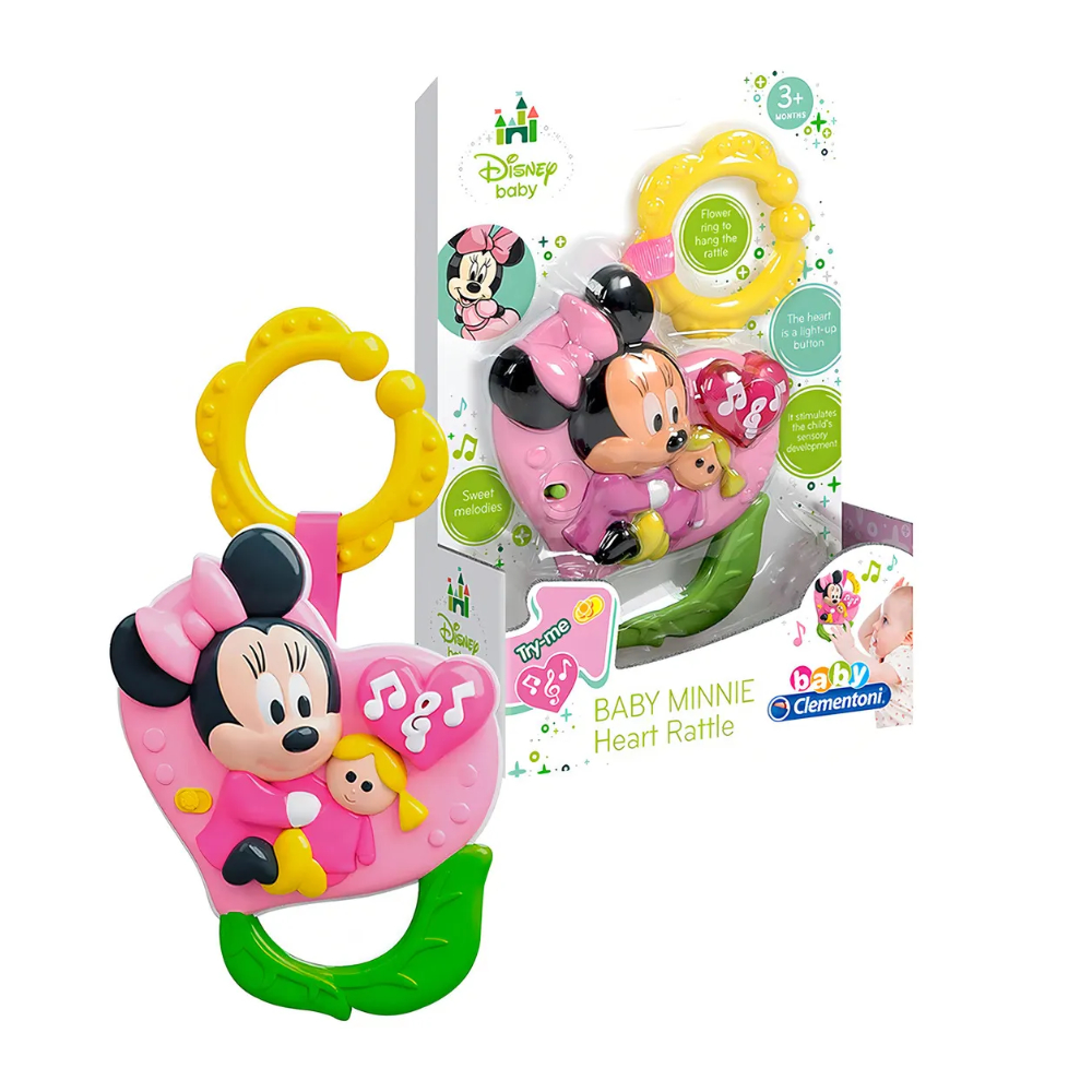 DISNEY BABY MINNIE BEBE SONAJERO DE CORAZON - 1