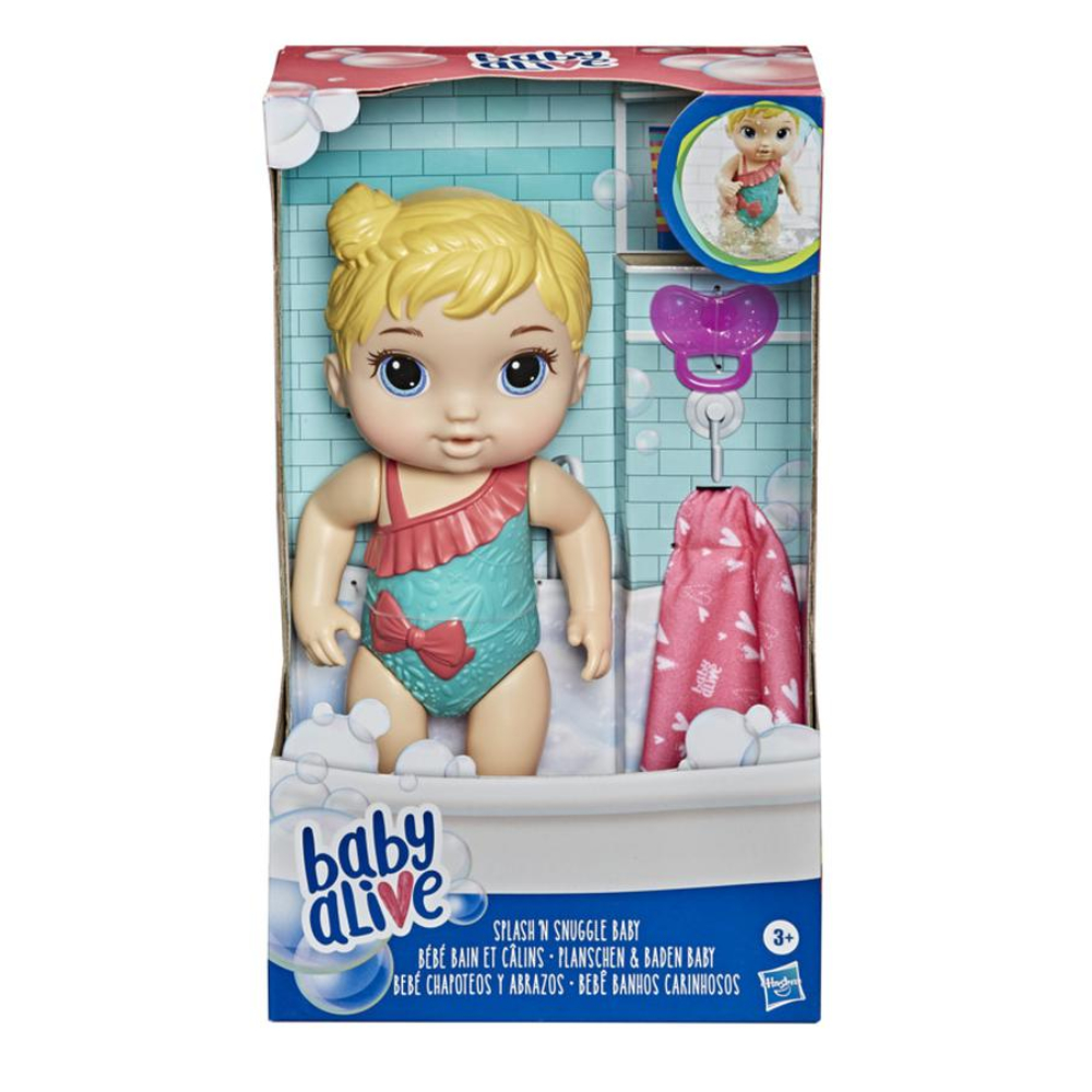 MUÑECA BABY ALIVE BEBÉ CHAPOTEOS Y ABRAZOS - 1