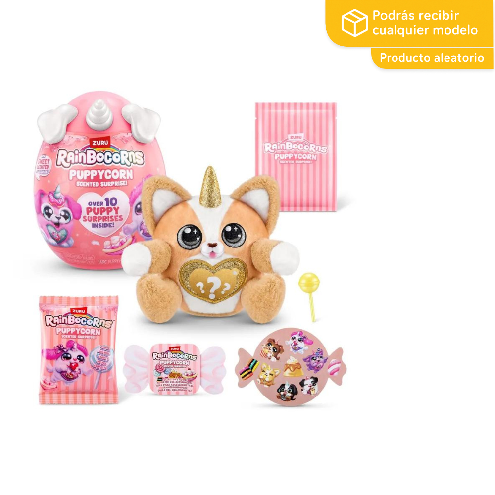 PELUCHE RAINBOCORNS ANIMAL SORPRESA AROMA 18 CM - 2