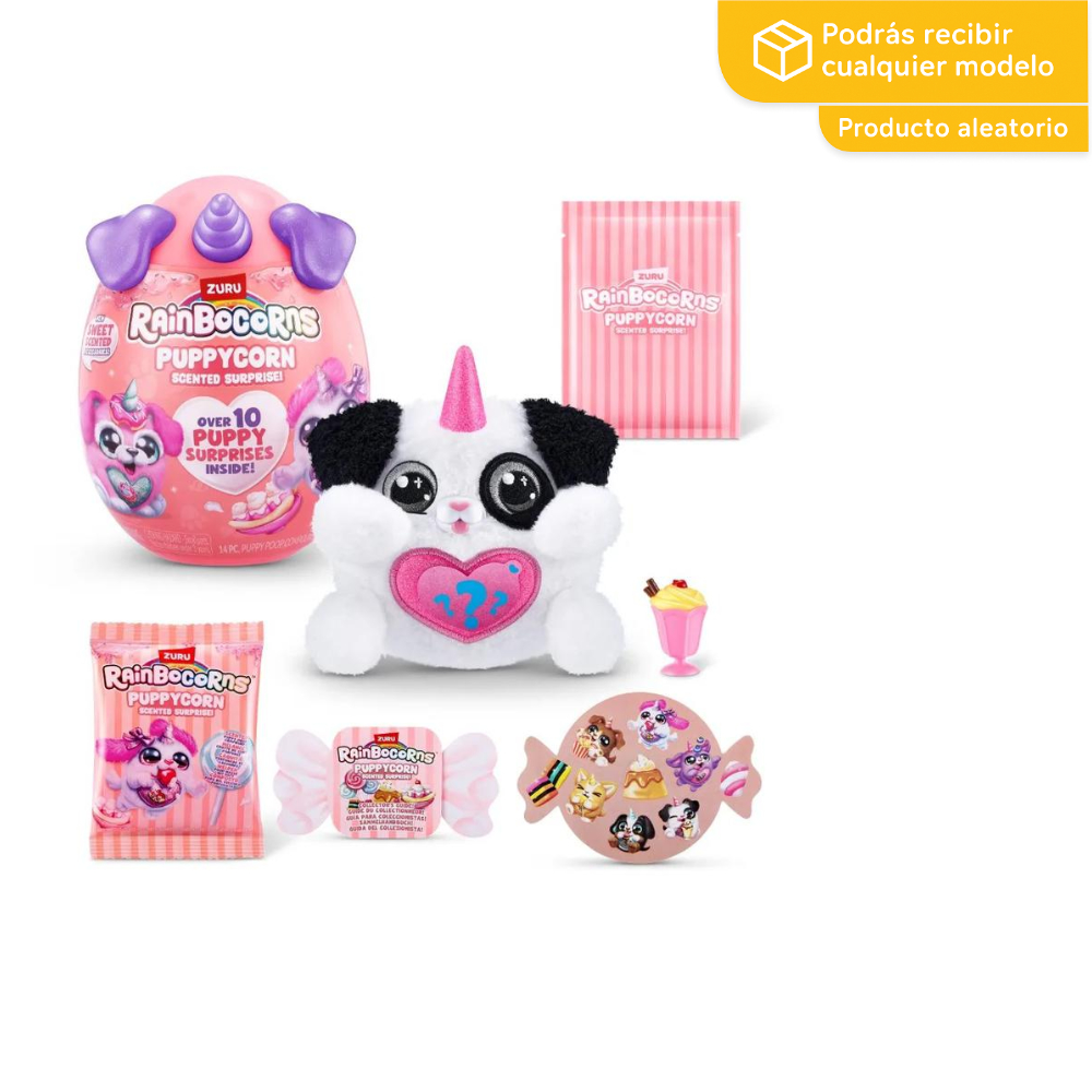 PELUCHE RAINBOCORNS ANIMAL SORPRESA AROMA 18 CM - 3
