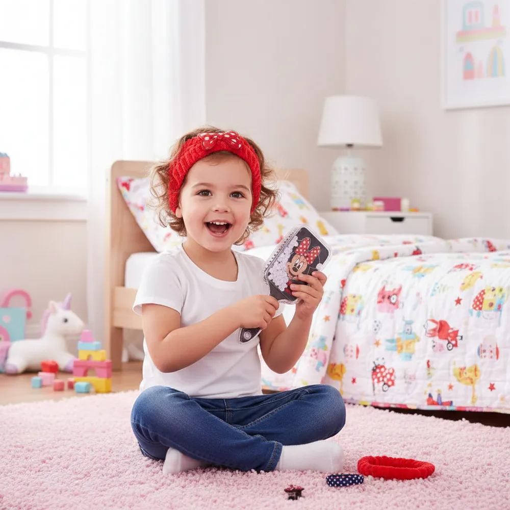 SET DE BELLEZA ACCESORIOS PARA EL CABELLO MINNIE MOUSE. LAS IMÁGENES SON REFERENCIALES - 3