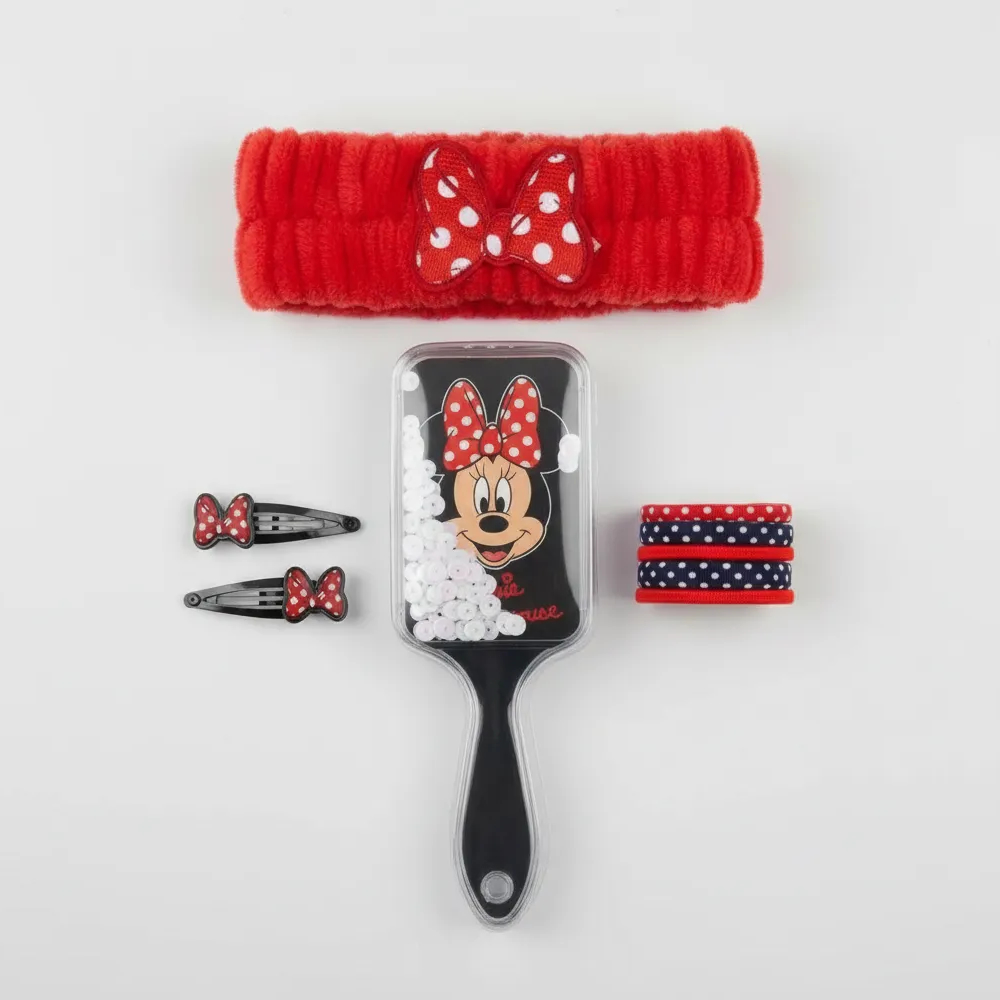 SET DE BELLEZA ACCESORIOS PARA EL CABELLO MINNIE MOUSE. LAS IMÁGENES SON REFERENCIALES - 4