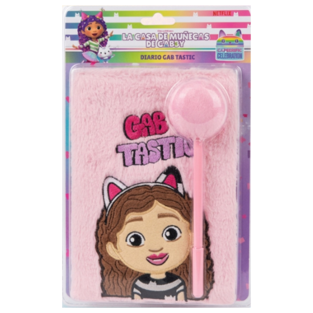 AGENDA AFELPADA GABBYS DOLLHOUSE CON LAPICERO - 1