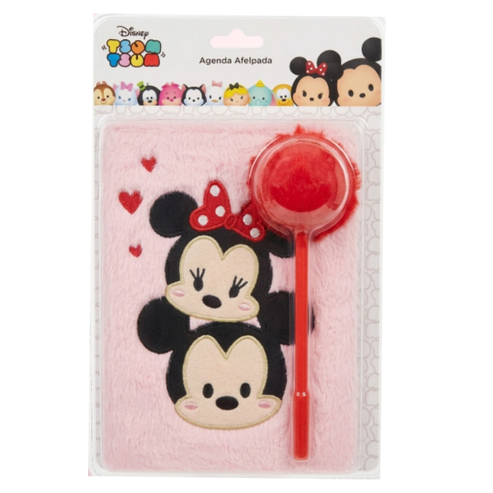 AGENDA AFELPADA DISNEY TSUM TSUM CON LAPICERO - 1