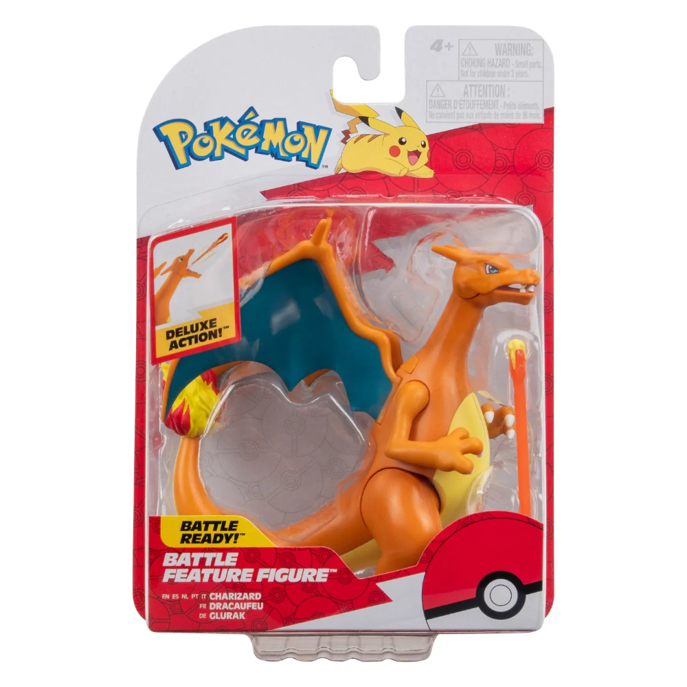 POKEMON FIGURA BATALLA CHARIZARD 12CM - 4