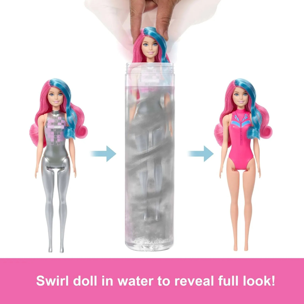 BARBIE COLOR REVEAL MUÑECA MODA DISCO SORPRESA - 3