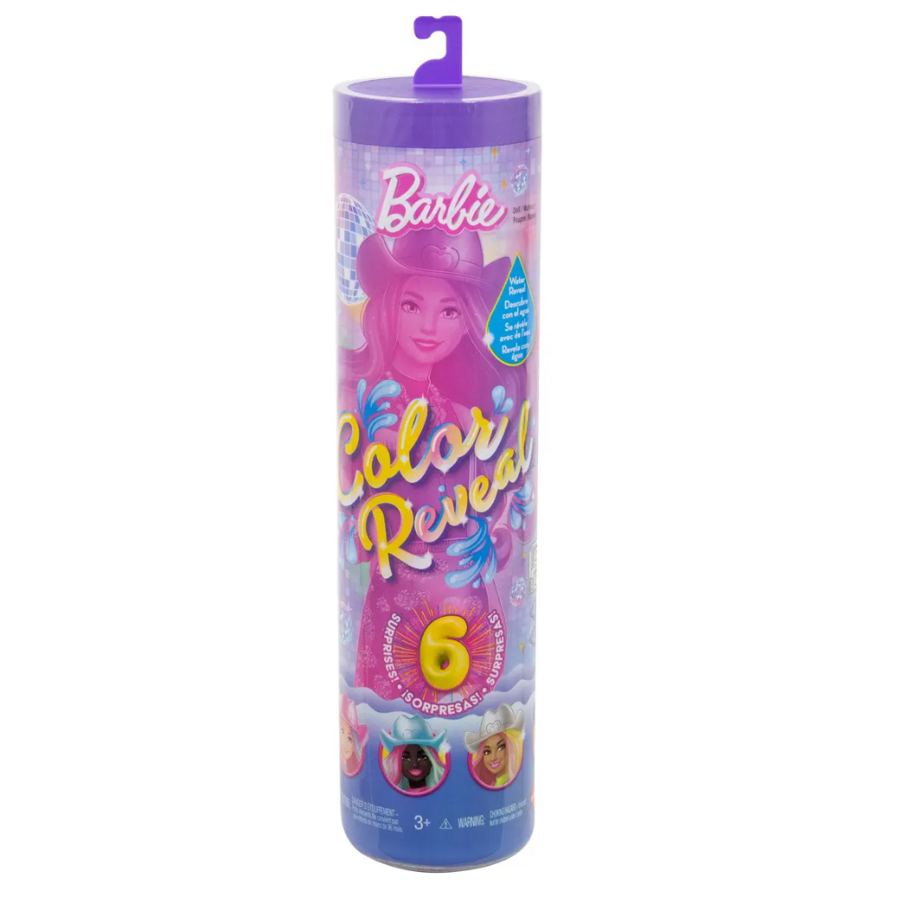 BARBIE COLOR REVEAL MUÑECA MODA DISCO SORPRESA - 6