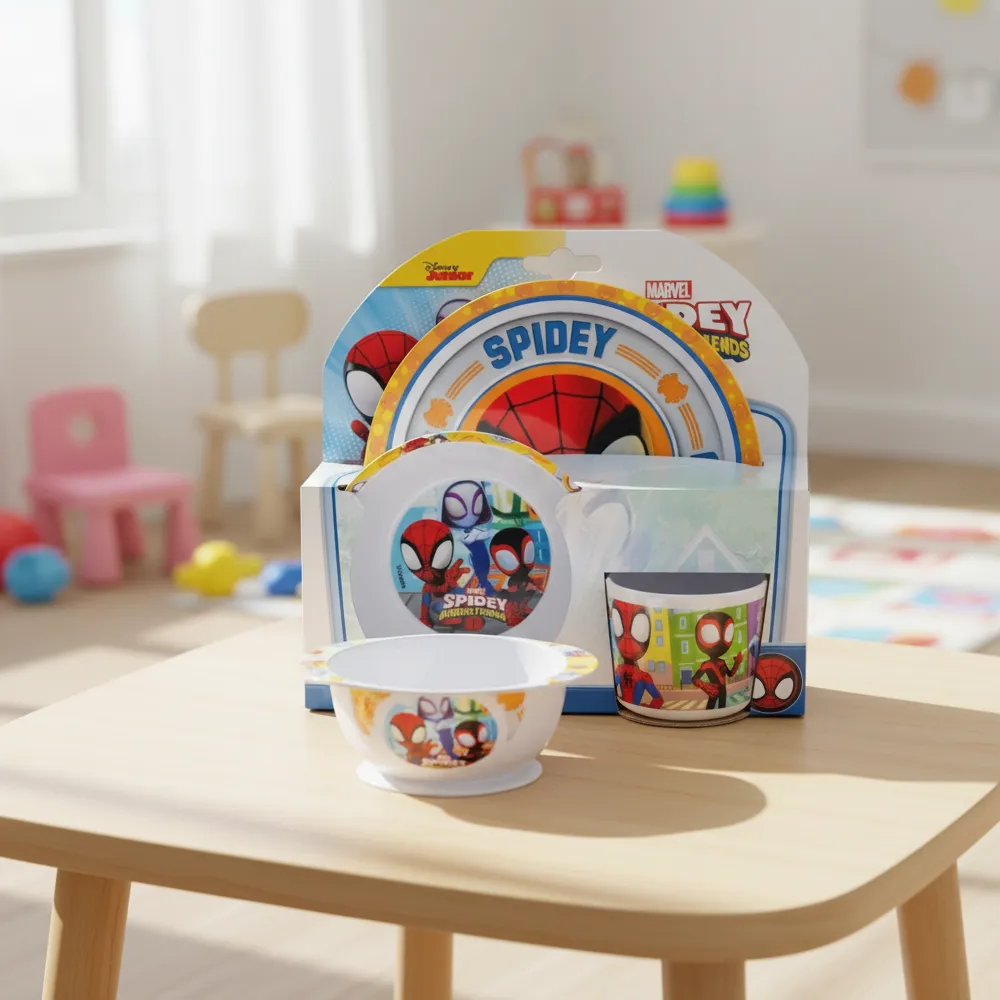 SET DE ALIMENTACIÓN DISNEY JUNIOR SPIDEY PARA NIÑOS - 2
