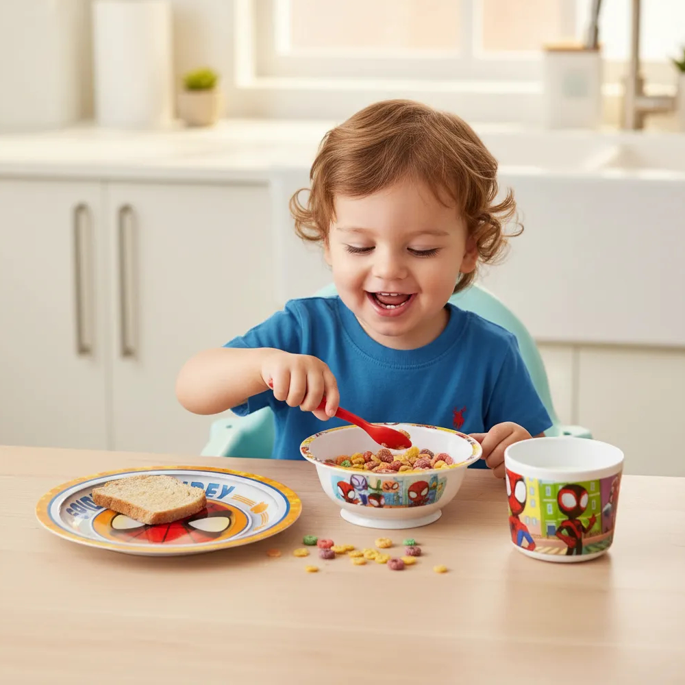SET DE ALIMENTACIÓN DISNEY JUNIOR SPIDEY PARA NIÑOS - 3