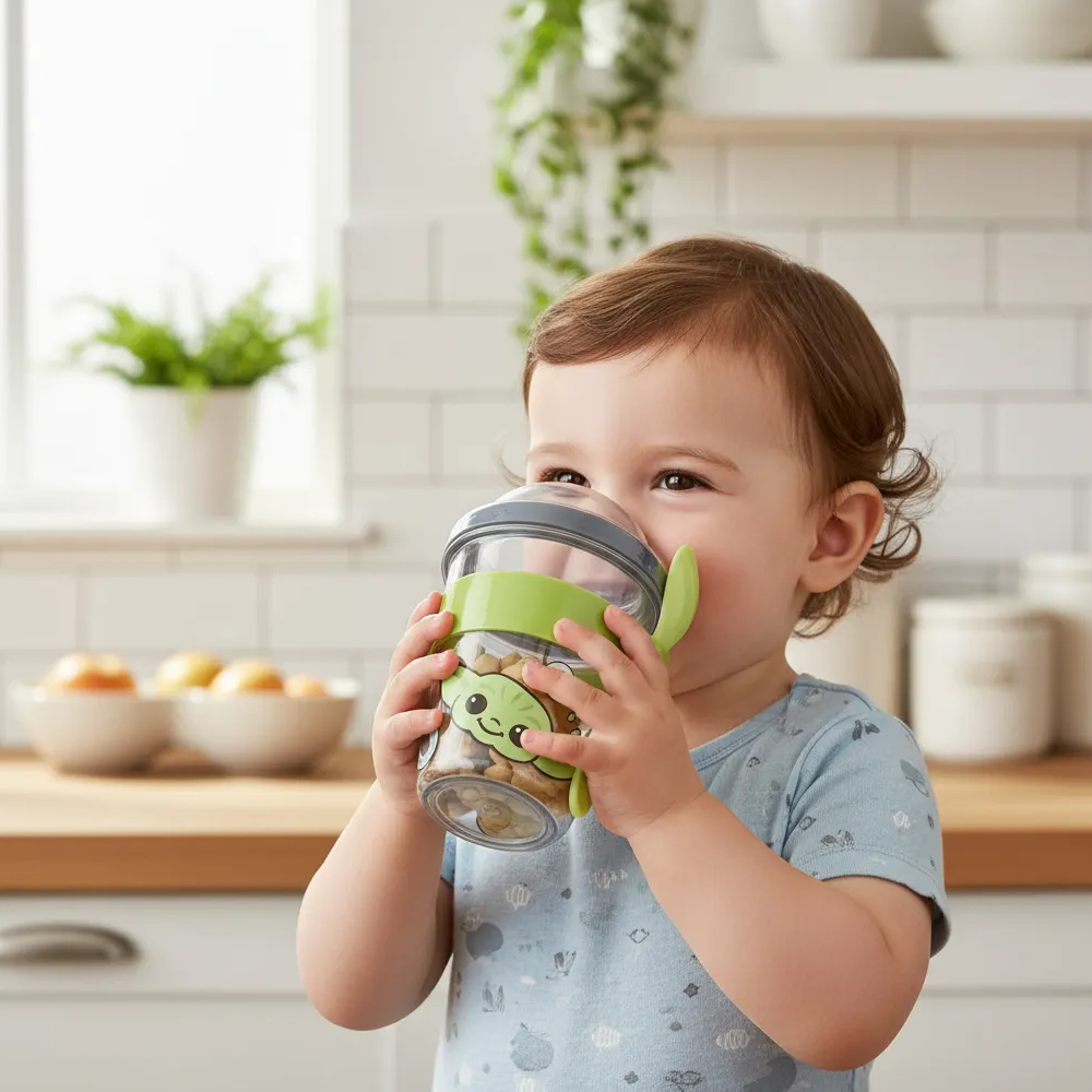 YOGURERA YODA VASO PARA YOGURT Y CEREAL CON CUCHARA - 3