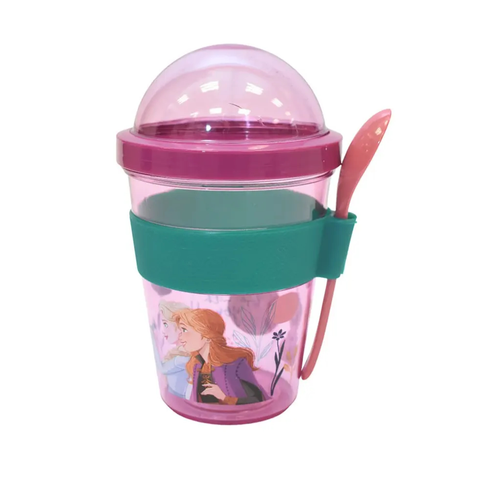 YOGURERA FROZEN VASO PARA YOGURT Y CEREAL CON CUCHARA - 5