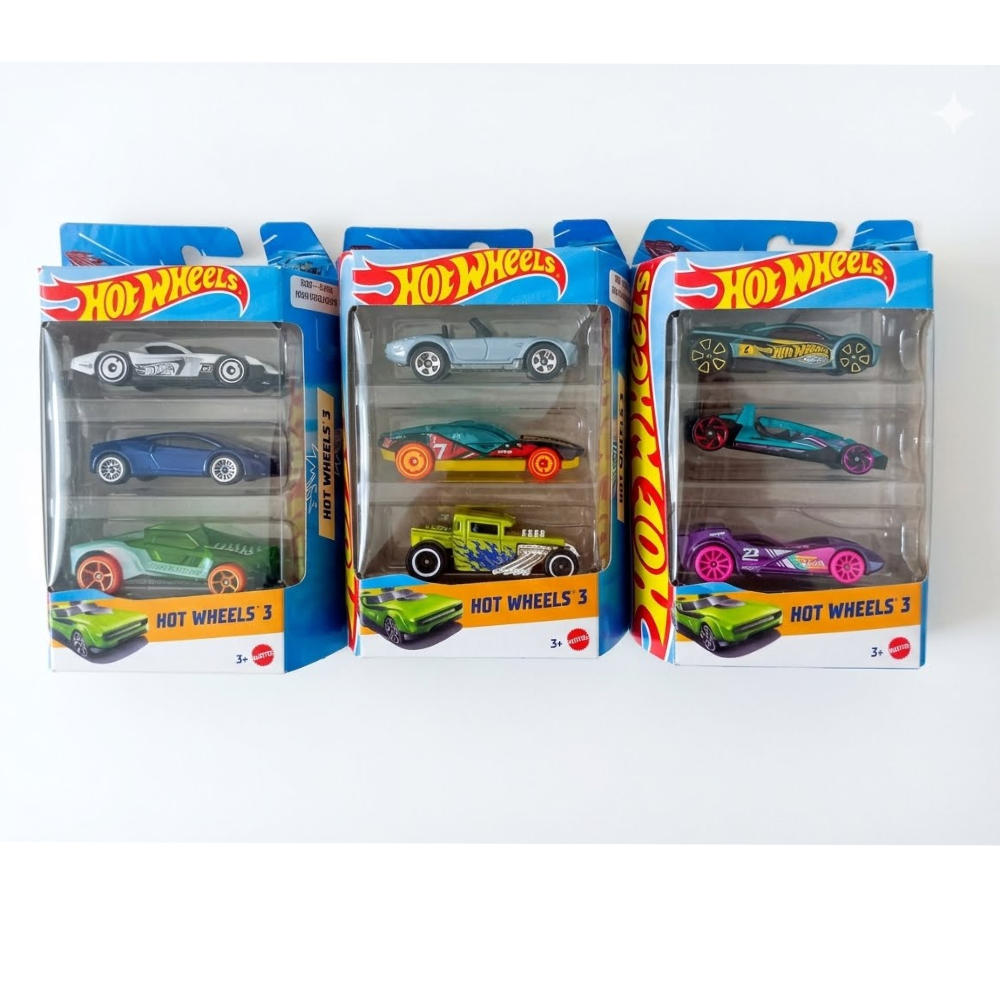 PACK 3 AUTOS HOT WHEELS - 1