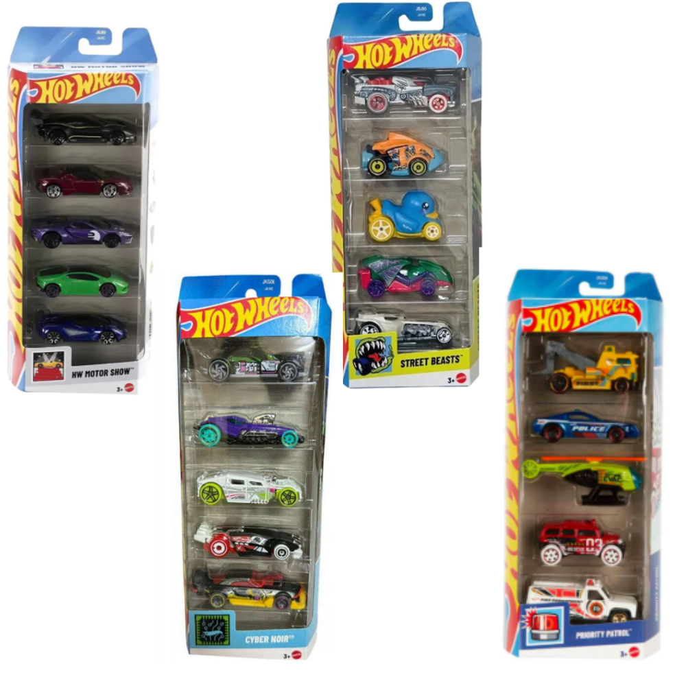 PACK 5 HOT WHEELS COLECCIONABLE - 1