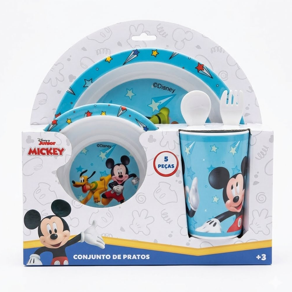 SET DE ALIMENTACIÓN 3 PIEZAS MICKEY DISNEY JUNIOR - 1