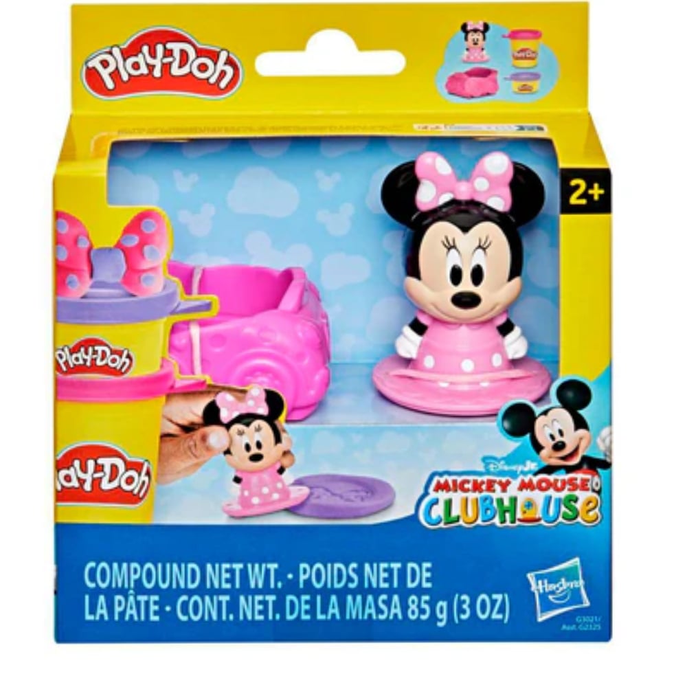 JUEGO PLAY-DOH DISNEY JUNIOR STAMP Y GO HASBRO MINNIE MOUSE - 1