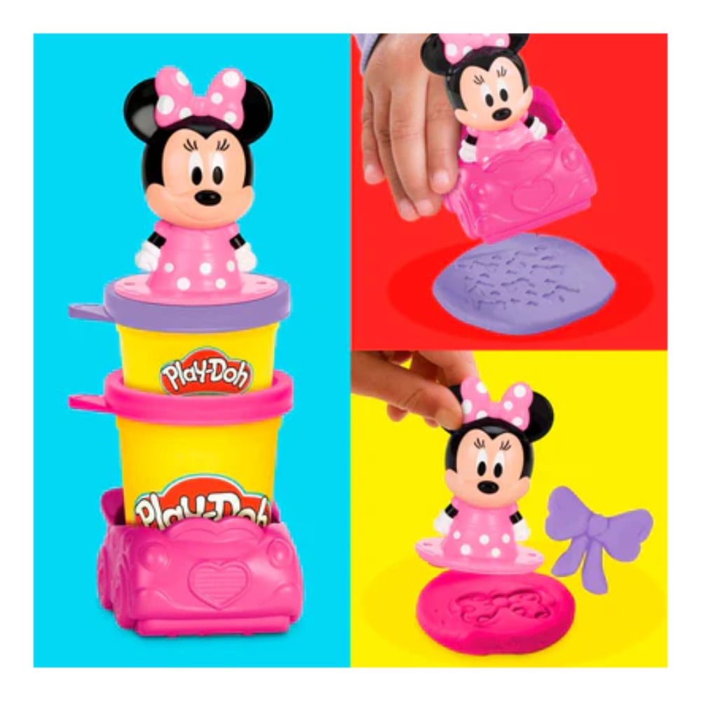 JUEGO PLAY-DOH DISNEY JUNIOR STAMP Y GO HASBRO MINNIE MOUSE - 3