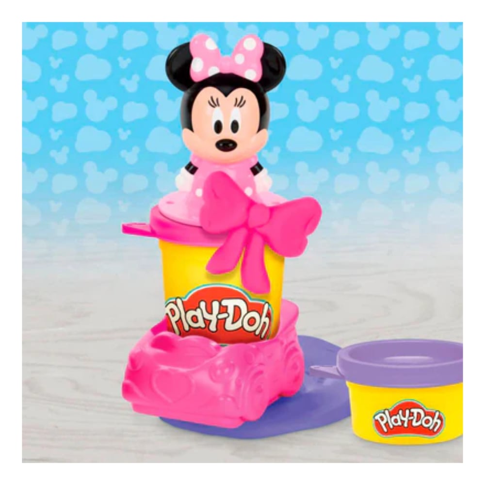 JUEGO PLAY-DOH DISNEY JUNIOR STAMP Y GO HASBRO MINNIE MOUSE - 4