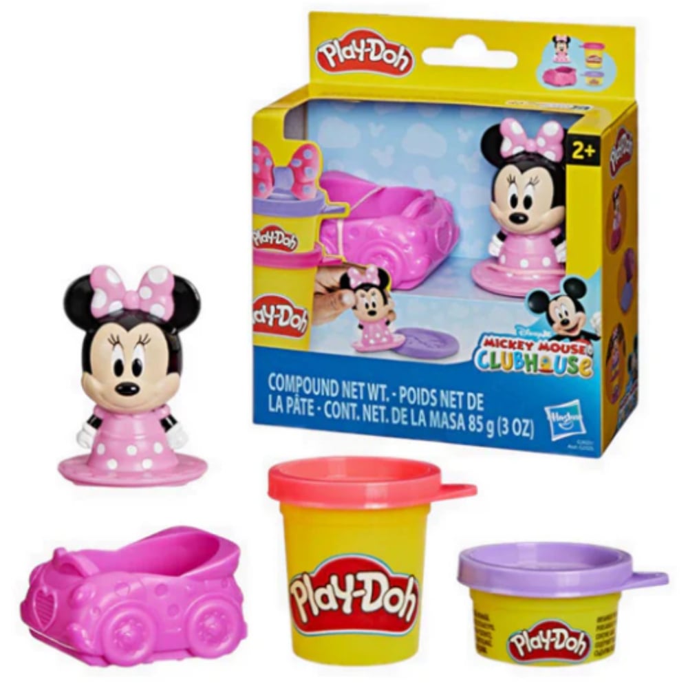 JUEGO PLAY-DOH DISNEY JUNIOR STAMP Y GO HASBRO MINNIE MOUSE - 5
