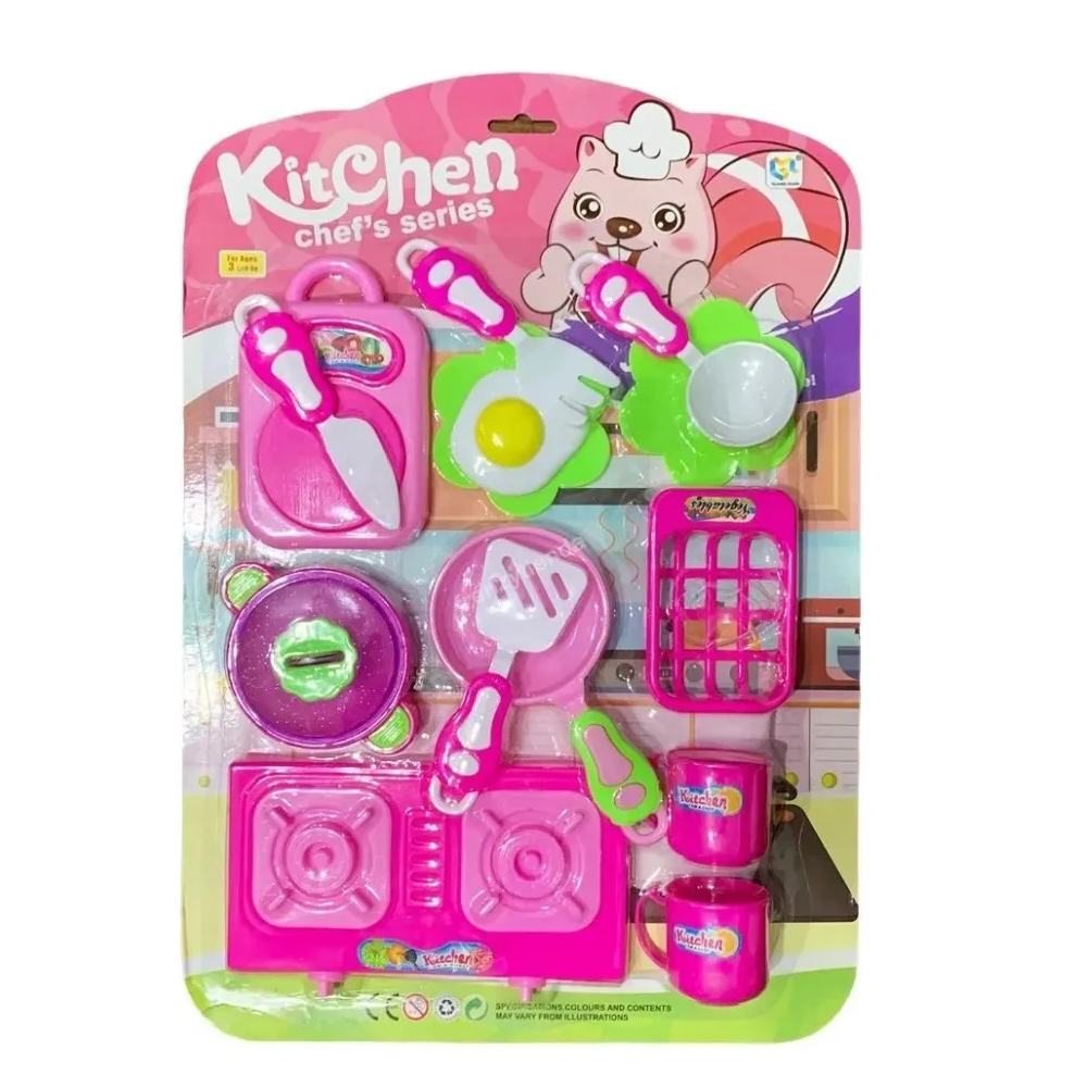 SET DE COCINA CON ACCESORIOS KITCHEN CHEF S - 1