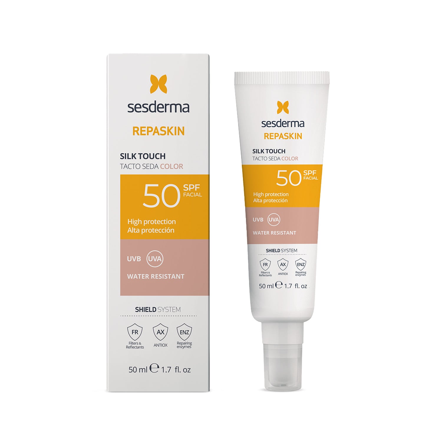 FOTOPROTECTOR REPASKIN TACTO SEDA COLOR SPF50 - 2