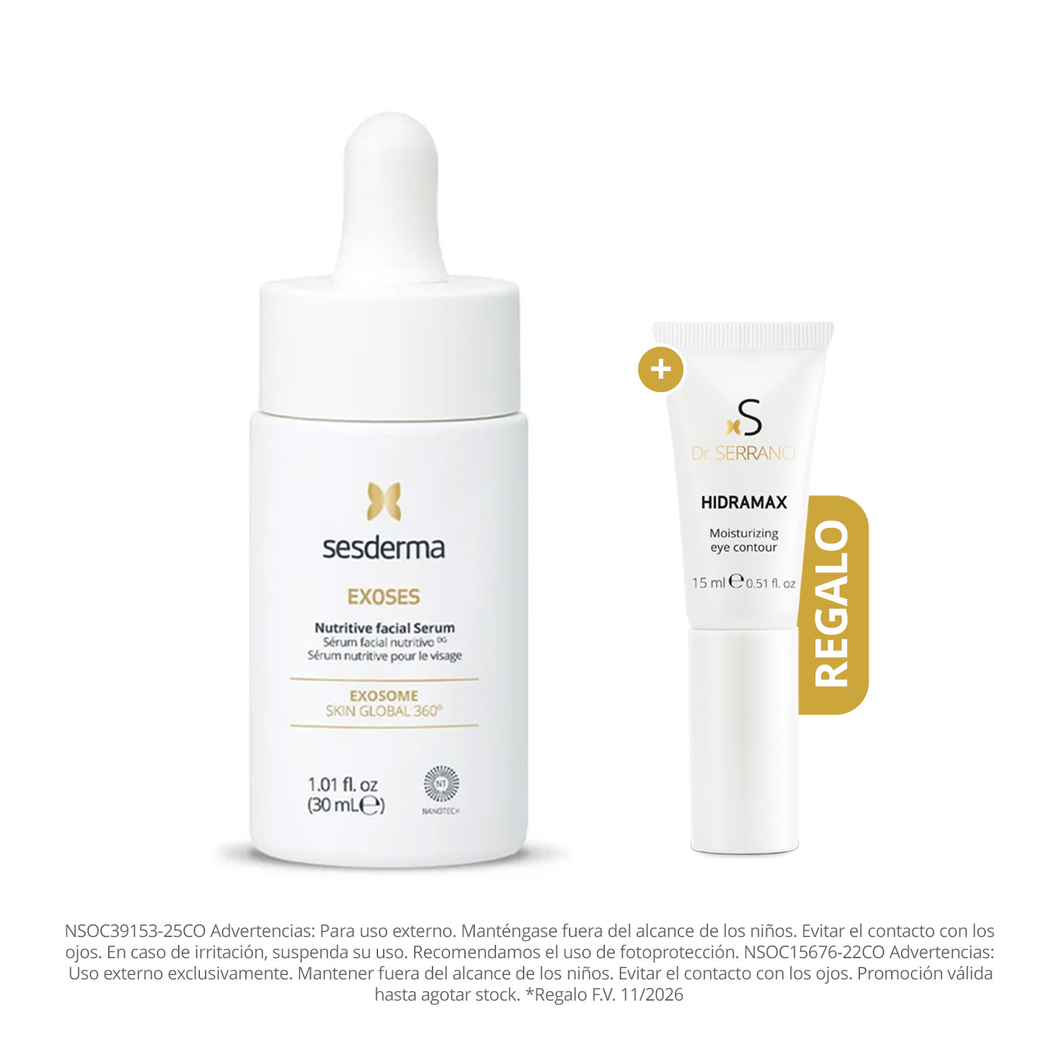 EXOSES SERUM FACIAL NUTRITIVA 30ML - 1