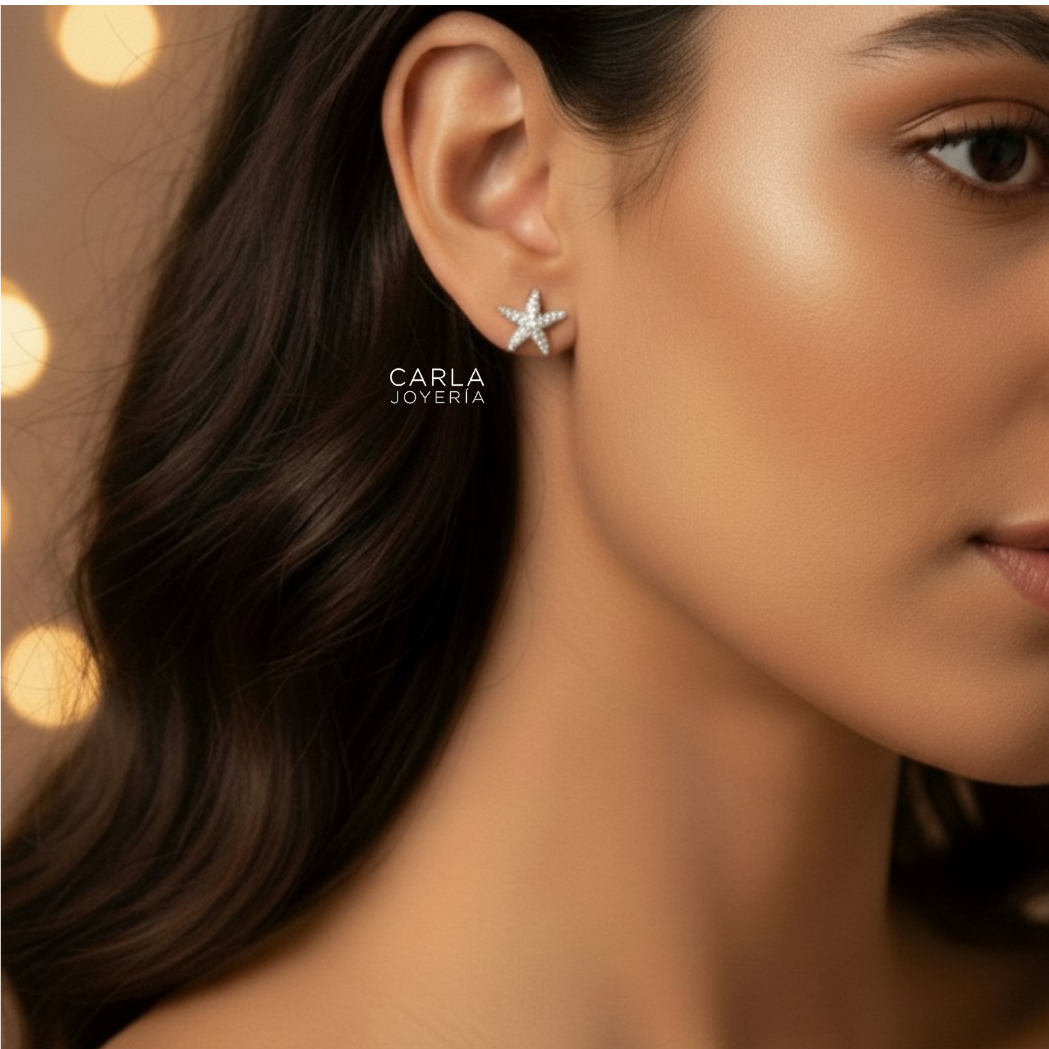 CARLA JOYERÍA - ARETES PLATA 925 MARINA- REGALO MUJER - 2