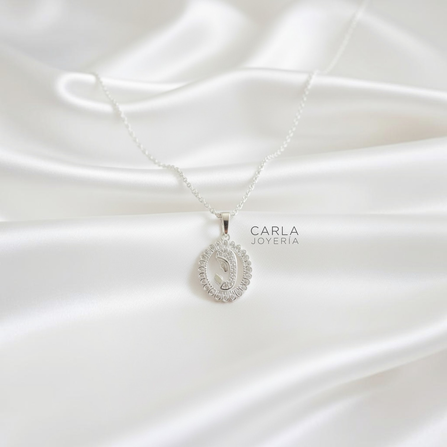 CARLA JOYERÍA - CADENA EN PLATA 925 Y DIJE MADONNA - REGALO ESPECIAL - 2