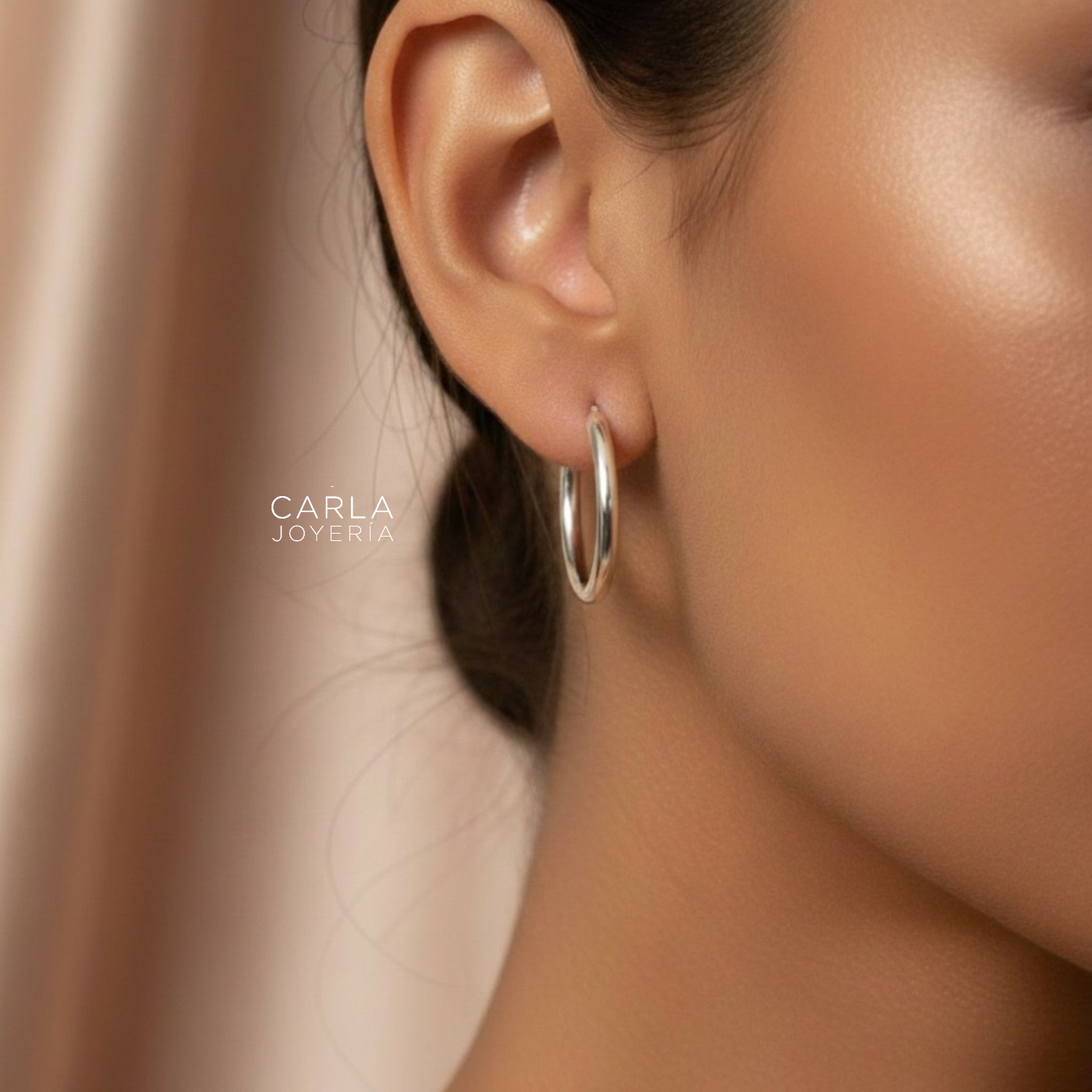 CARLA JOYERÍA - ARGOLLAS EN PLATA 925 CAPRI - REGALO MUJER - 1