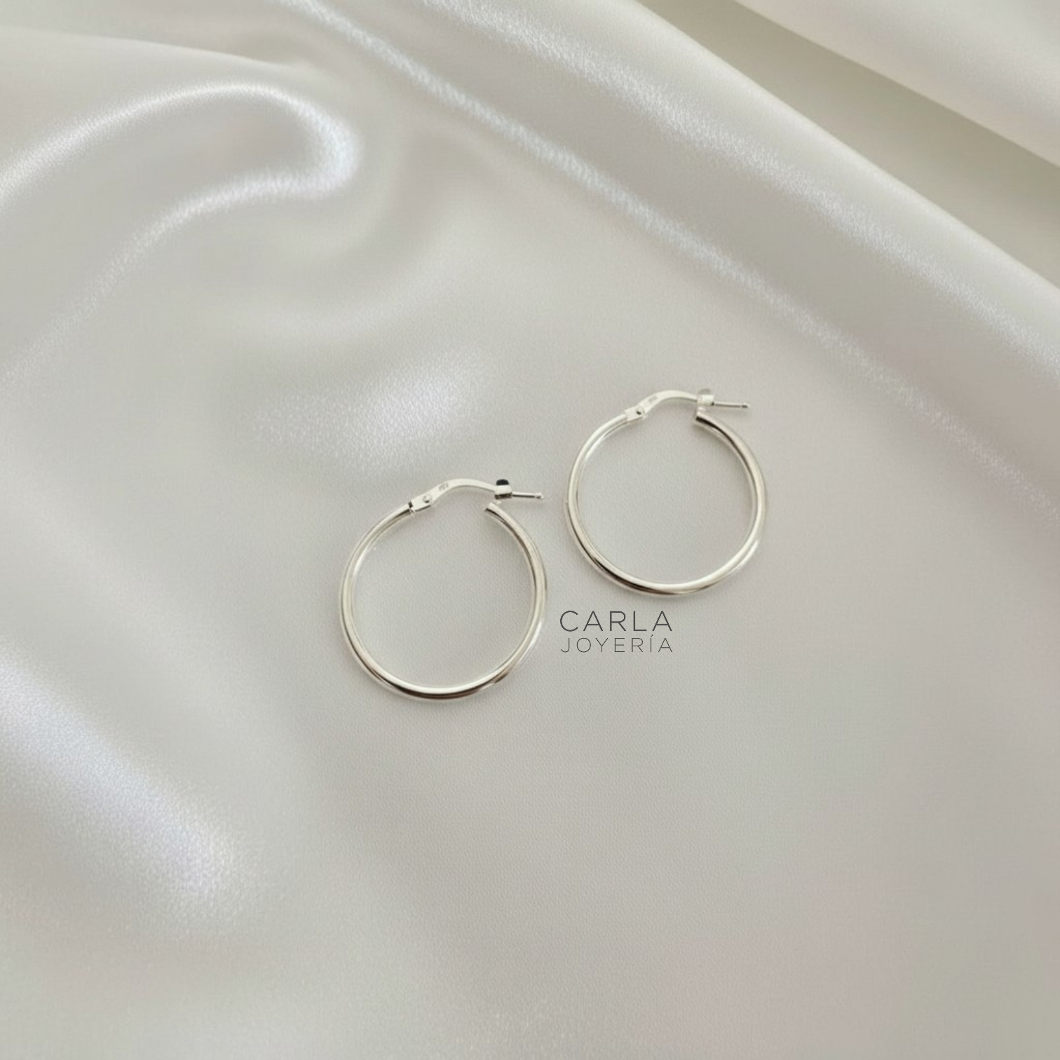 CARLA JOYERÍA - ARGOLLAS EN PLATA 925 CAPRI - REGALO MUJER - 2