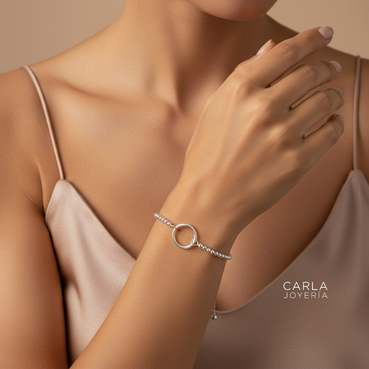 CARLA JOYERÍA - PULSERA PLATA 925 KARMA - REGALO MUJER - 1