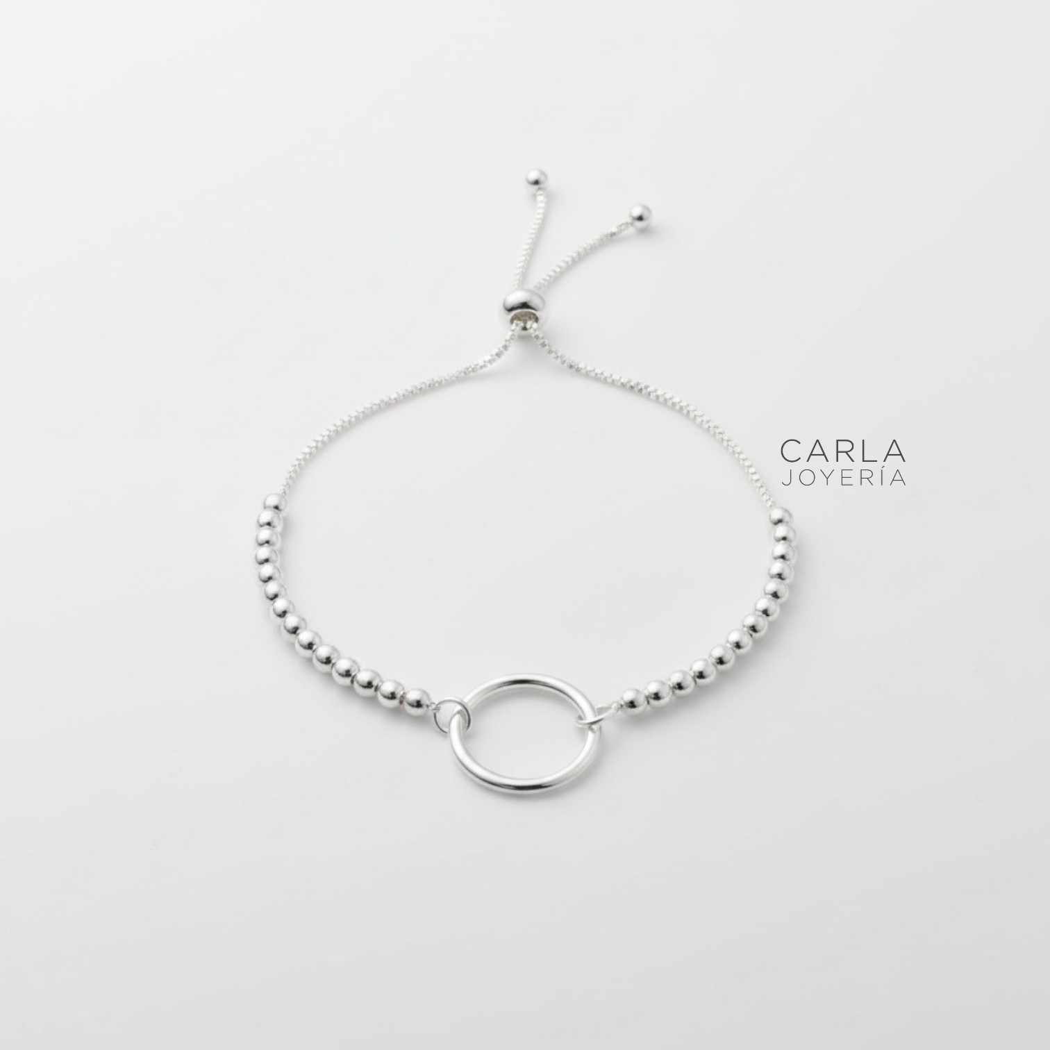 CARLA JOYERÍA - PULSERA PLATA 925 KARMA - REGALO MUJER - 2
