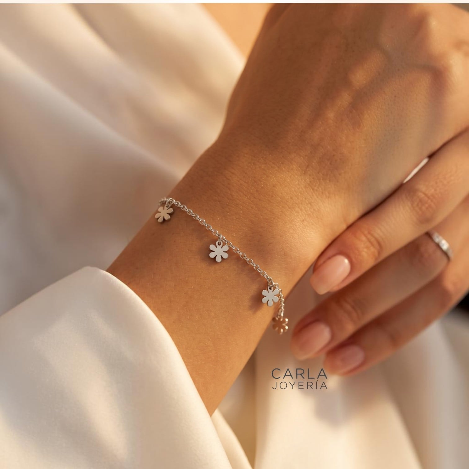 CARLA JOYERÍA - PULSERA PLATA 925 AMALIA - REGALO MUJER - 1
