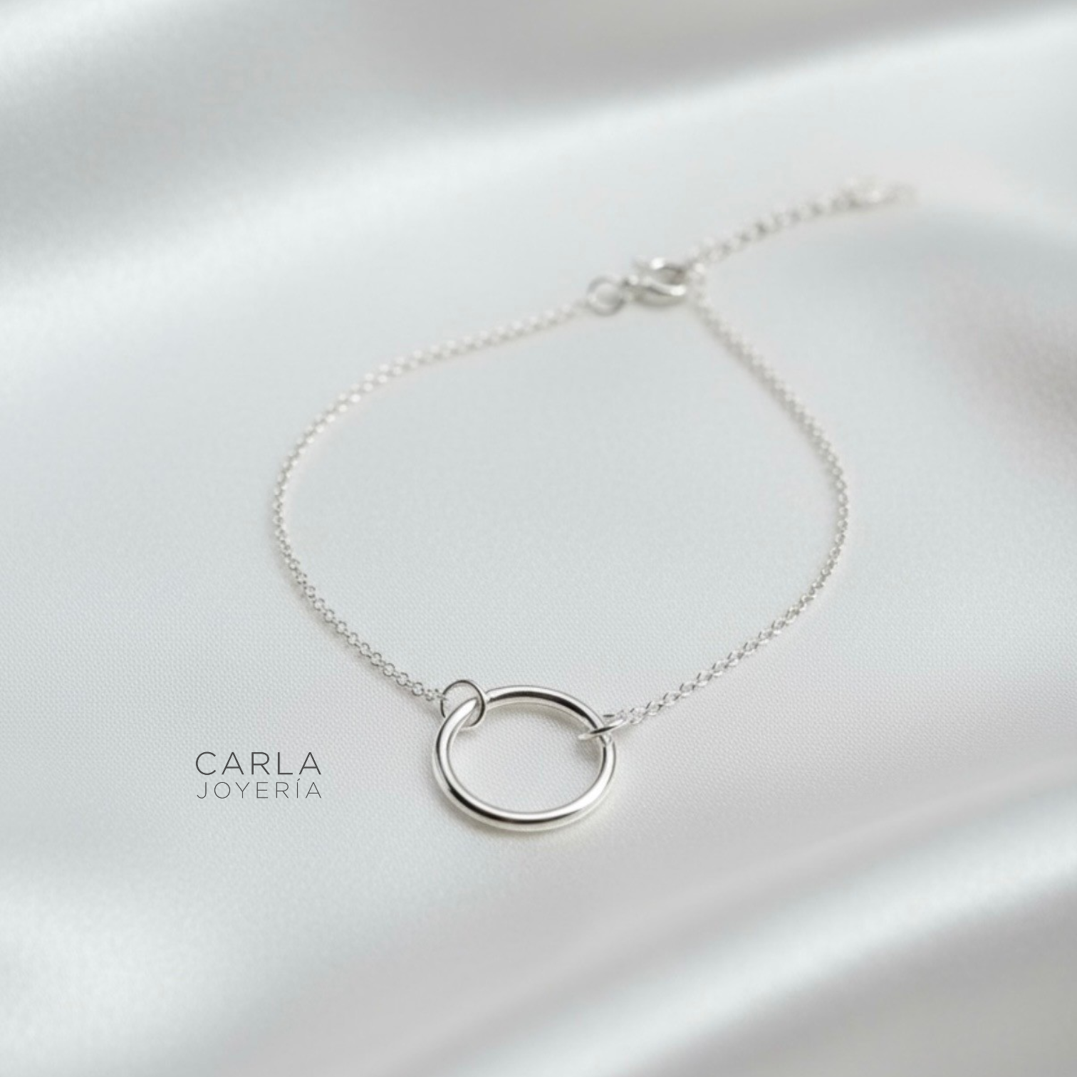 CARLA JOYERÍA - PULSERA PLATA 925 KARMA CHAIN - REGALO MUJER - 2