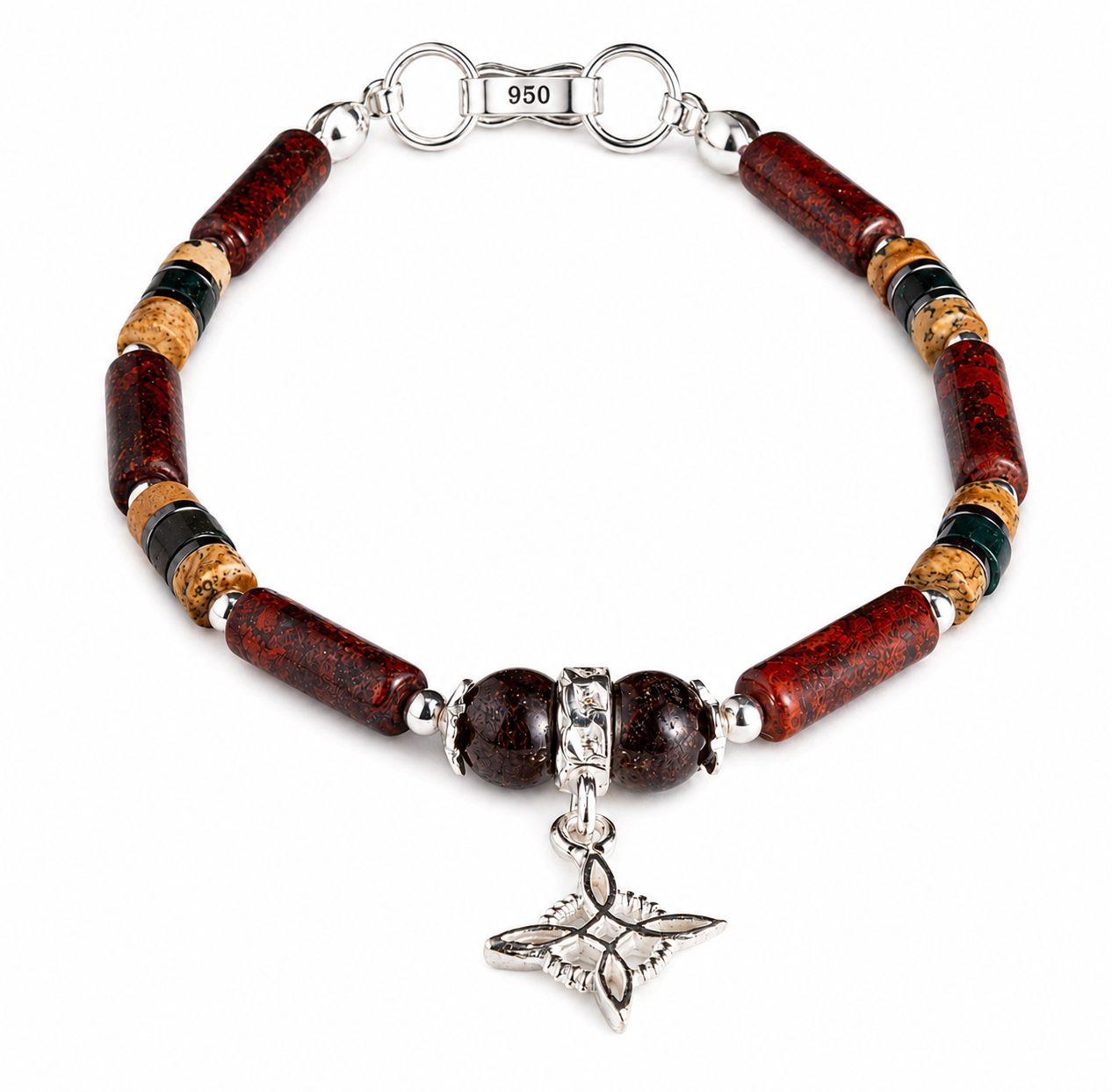 PULSERA VÁRVARA - PLATA 950 - 1