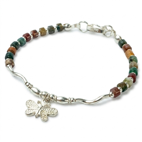 PULSERA MODELO BELLY - PLATA 950 - 1