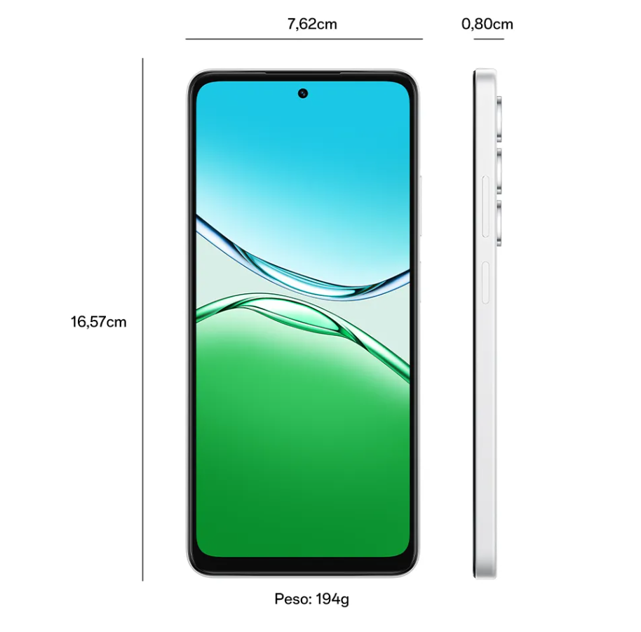 CELULAR OPPO A5 5G 8GB RAM 256GB COLOR BLANCO - 2