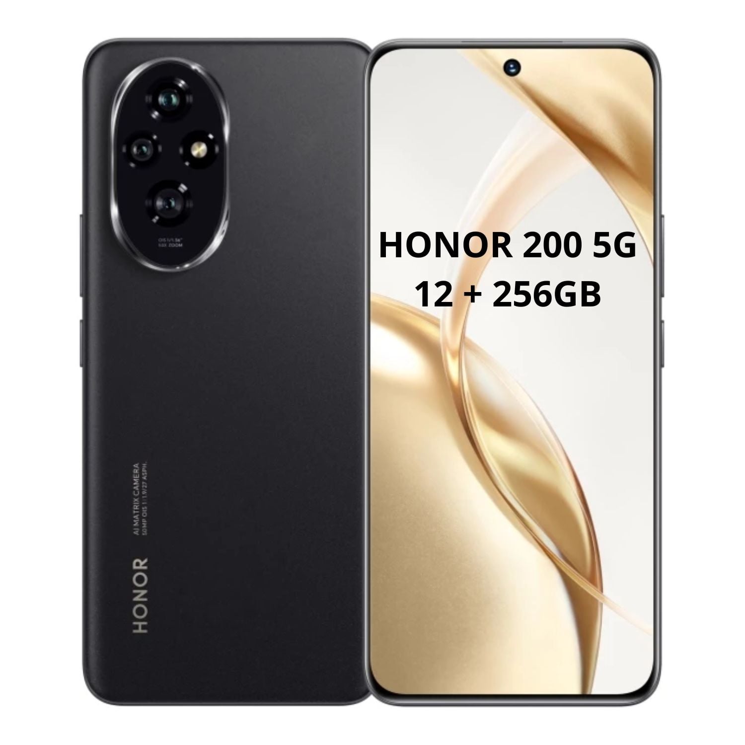 CELULAR HONOR 200 5G DUAL SIM PHONE 12 GB RAM 256 GB ROM BLACK NEGRO - 1