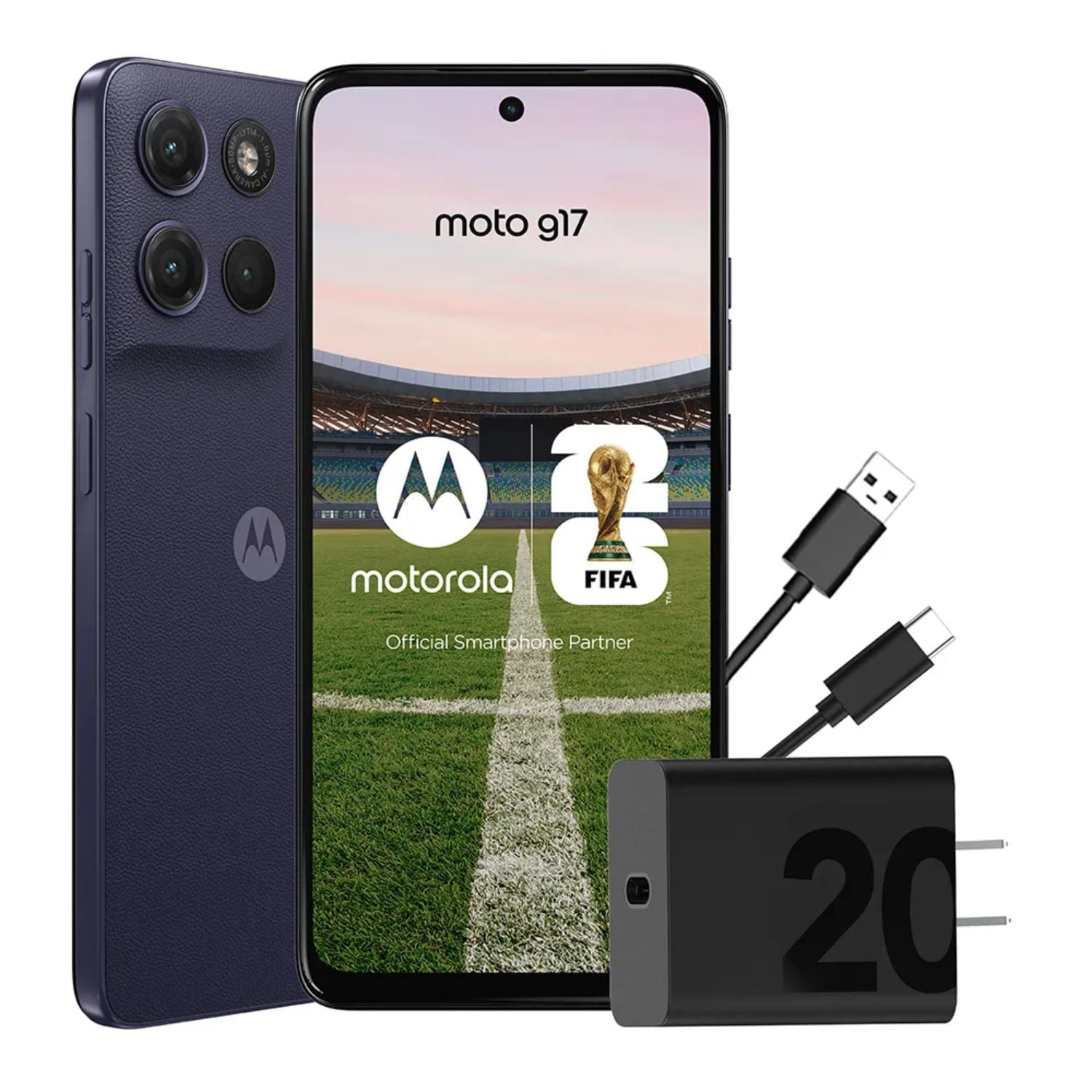 CELULAR MOTOROLA MOTO G17 256GB 4GB - 1