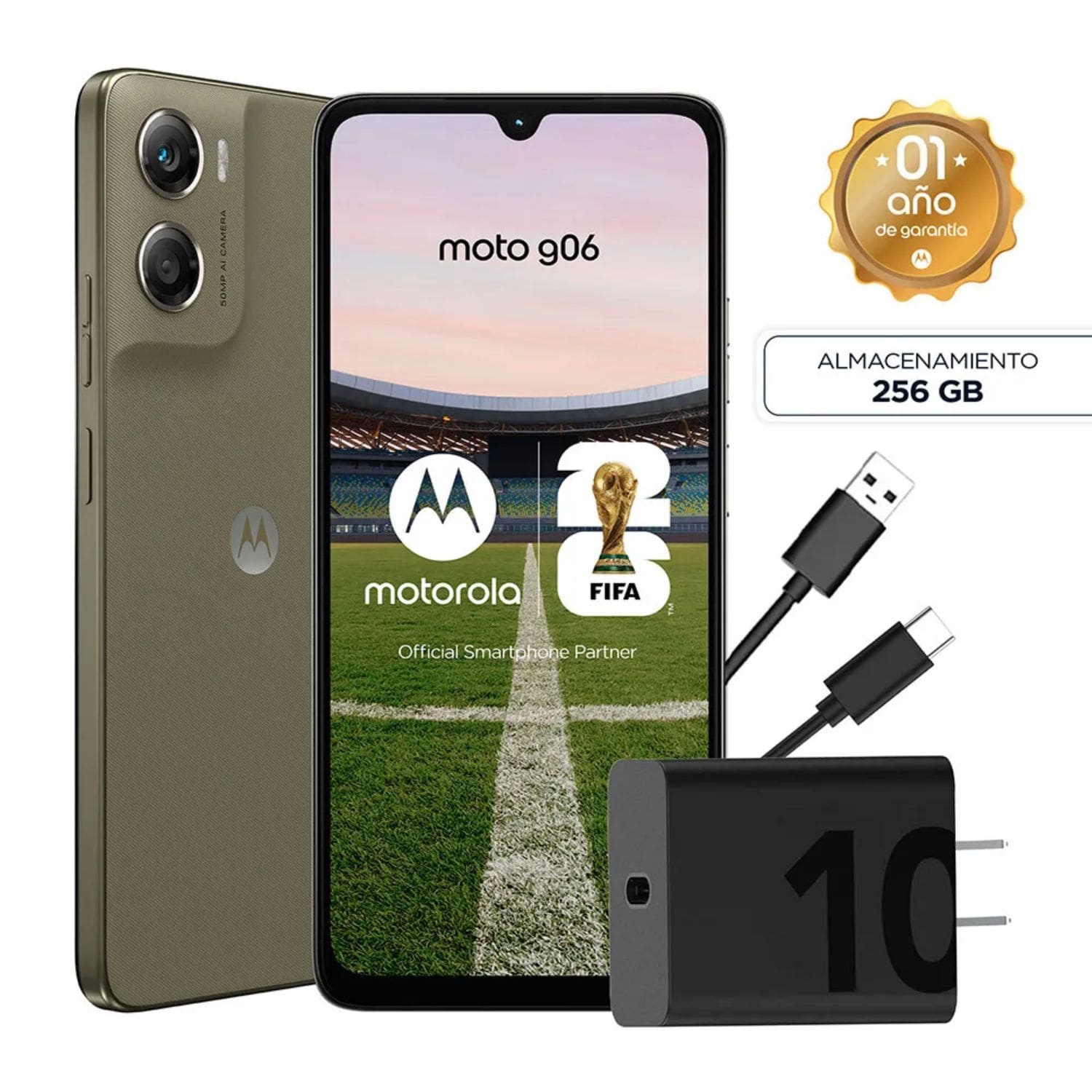 CELULAR MOTOROLA G06 4GB 256GB - 1