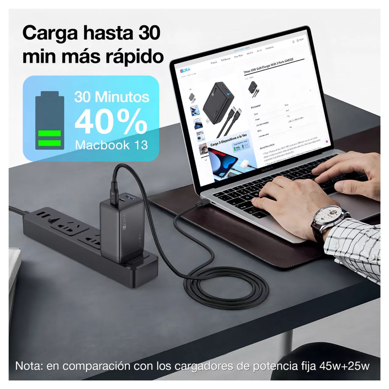 CELULAR SAMSUNG GALAXY A16 128 GB 4 GB RAM NEGRO + CARGADOR RÁPIDO TIPO C 65W GAR322 1HORA - 5