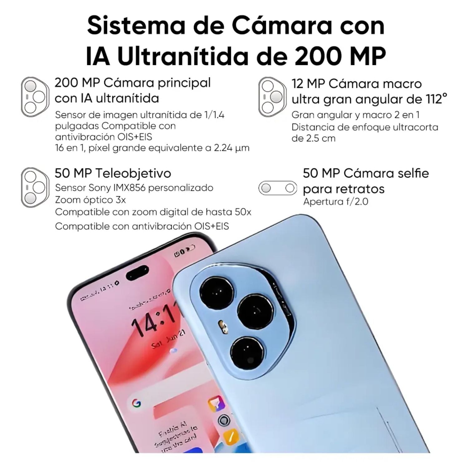 CELULAR HONOR 400 PRO 5G 12GB+512GB - 4