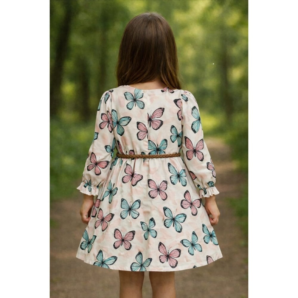 VESTIDO MULTI MARIPOSAS ML - 3