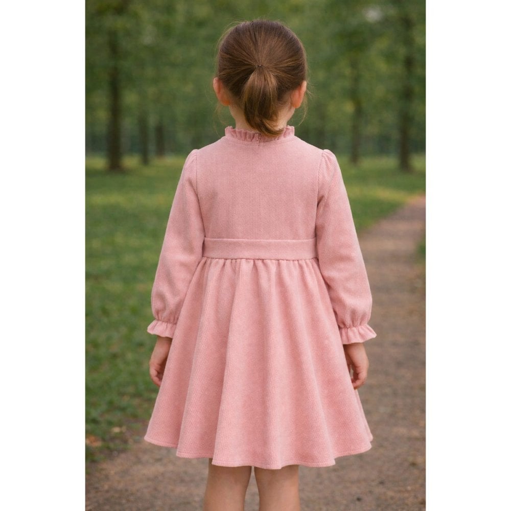 VESTIDO PALO ROSA BABYCORD - 3