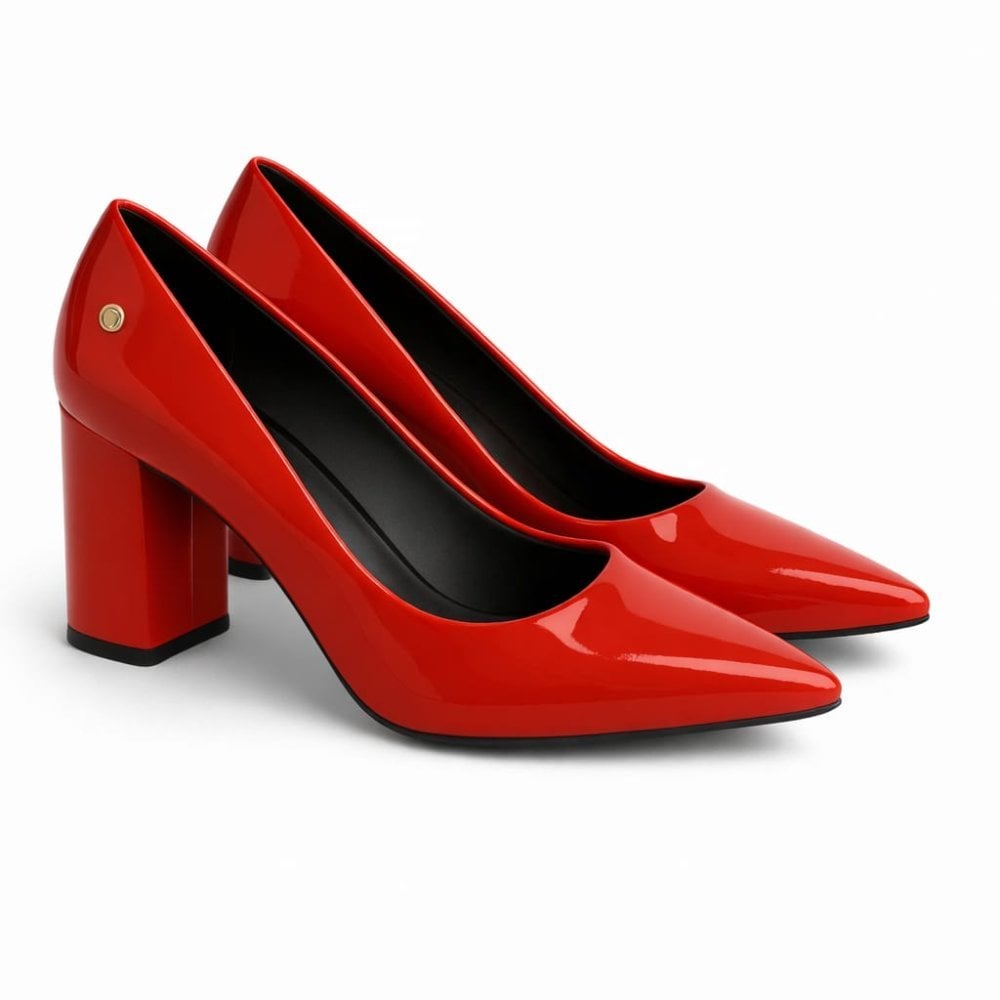 ZAPATO REYNA ROJO TACO X5 - 1