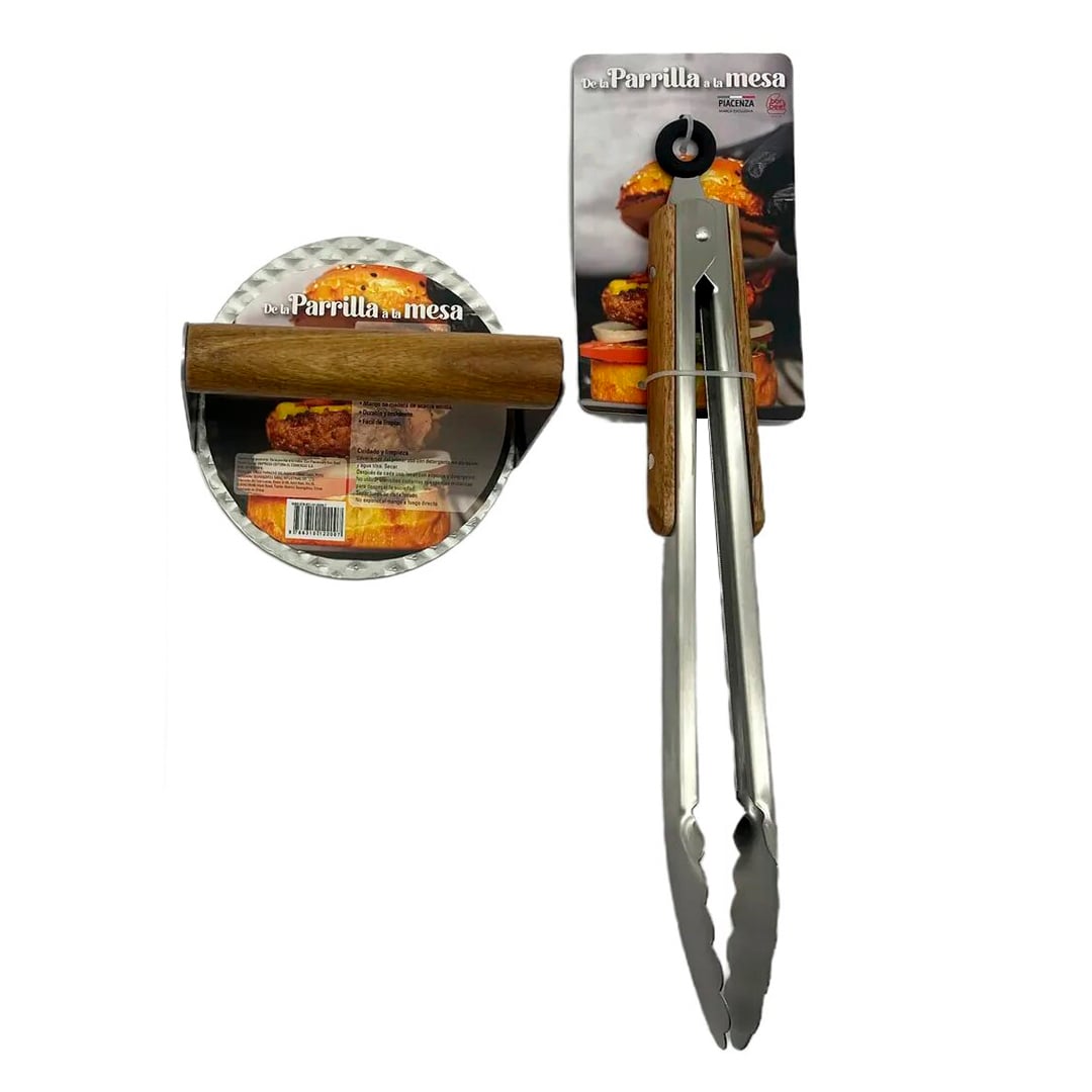 Kit Parrillero Premium Piacenza – 10 Accesorios para Parrilla - 8