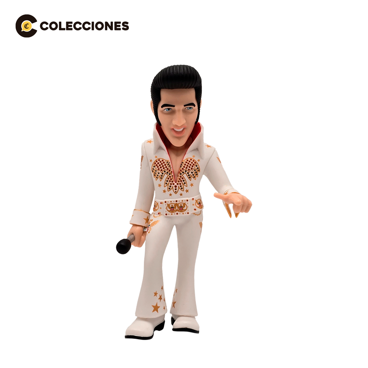 Elvis Presley White Suit – Figura Coleccionable + Revista | Leyendas de la Música - 1