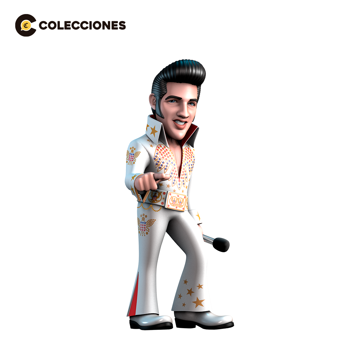Elvis Presley White Suit – Figura Coleccionable + Revista | Leyendas de la Música - 2