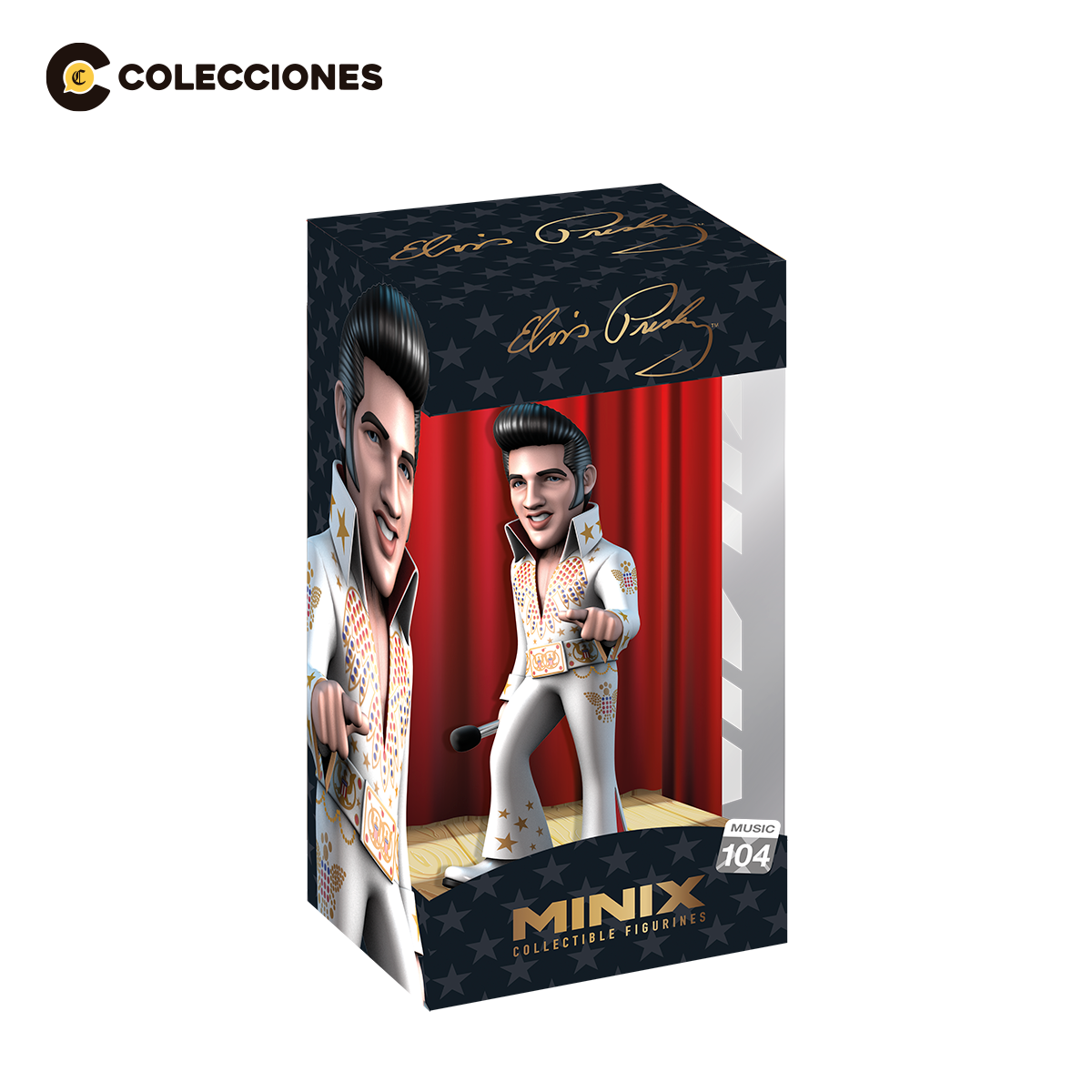 Elvis Presley White Suit – Figura Coleccionable + Revista | Leyendas de la Música - 3