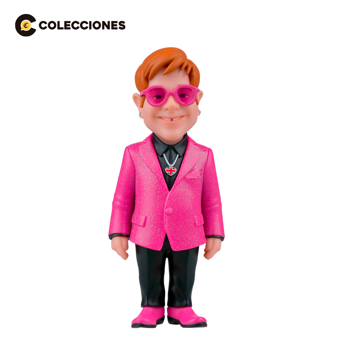 Elton John Pink Look – Figura Coleccionable + Revista | Leyendas de la Música - 1